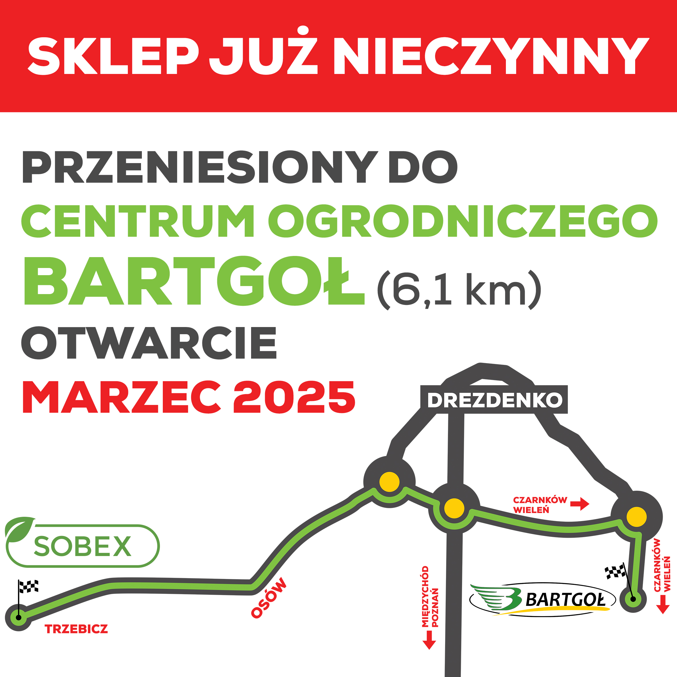 Informacje o przeniesieniu sklepu